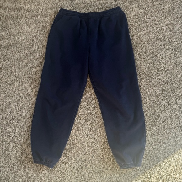 Beyond Yoga Dark Navy Luxe Fleece Sweatpants - Picture 5 of 5